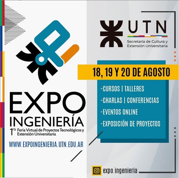 Cronograma de la Expo Ingeniería UTN 2020