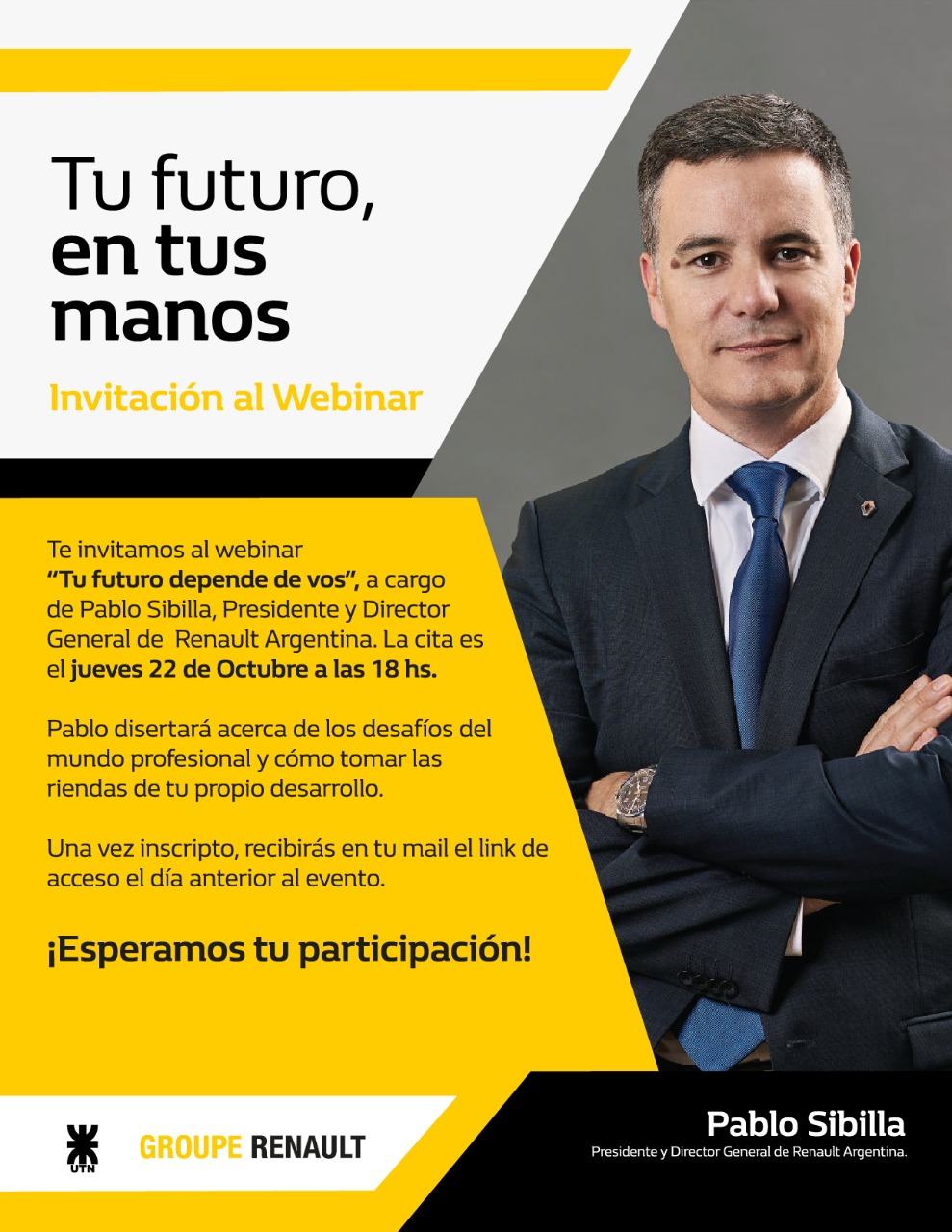 Webinar UTN con el Presidente de Renault Argentina