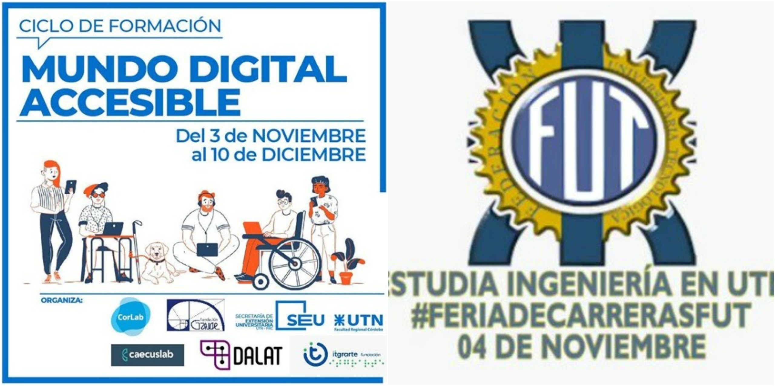 Ciclo “Mundo Digital Accesible” y Feria de las Carreras UTN