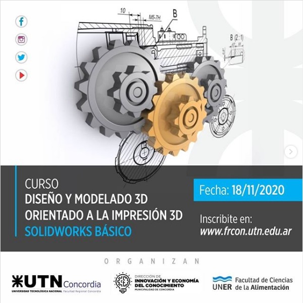 Curso gratuito de Diseño y Modelado 3D en nuestra UTN