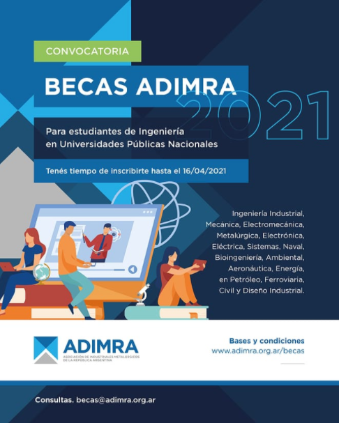 Becas para estudiantes de ingeniería desde ADIMRA