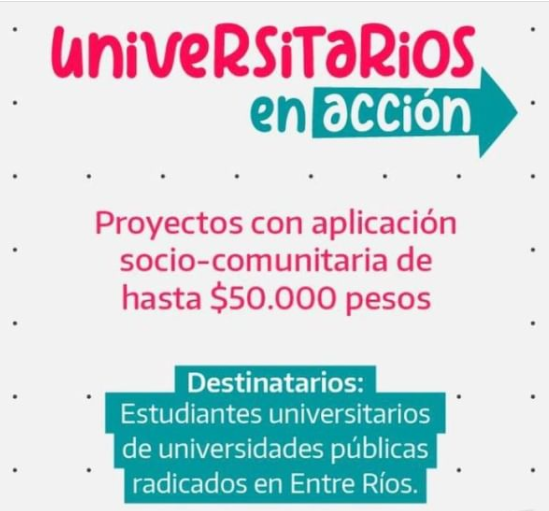 Nuevo programa de financiamiento para proyectos de estudiantes universitarios